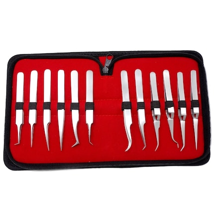 A2Z Scilab Volume Eyelash Lash Fine Point Tweezers, PK12 A2Z-ZR333